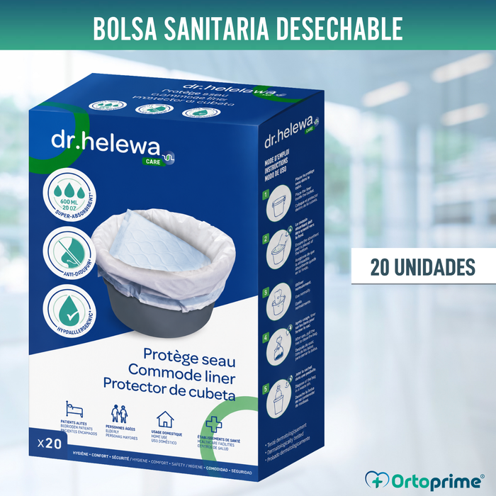 Bolsas Desechables para Inodoro Absorbentes | Pack x 20 Uds
