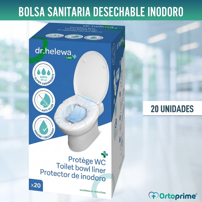 Bolsas Higiénicas Desechables para Inodoro | 20 Unidades