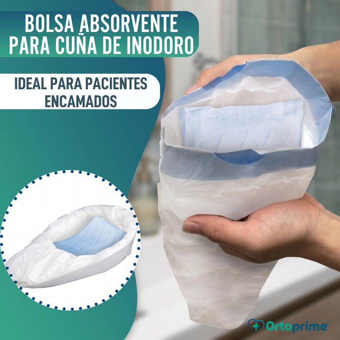 Bolsas Absorbentes Desechables para Cuña | Pack 20 Unidades