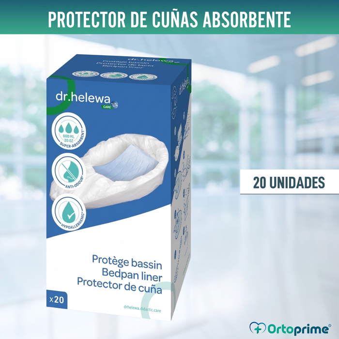 Bolsas Absorbentes Desechables para Cuña | Pack 20 Unidades