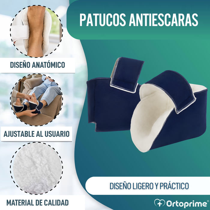 Patucos Antiescaras Suaves Par Izquierdo y Derecho