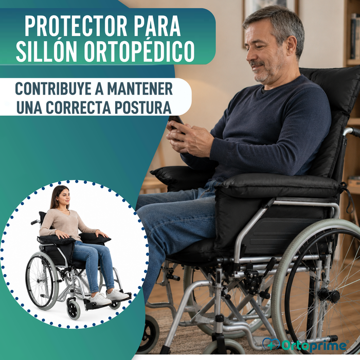 Protector Antiescaras Cojín Silla de Ruedas y Sillón Relax