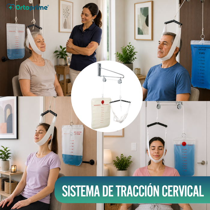 Polea Portátil para Tracción Cervical