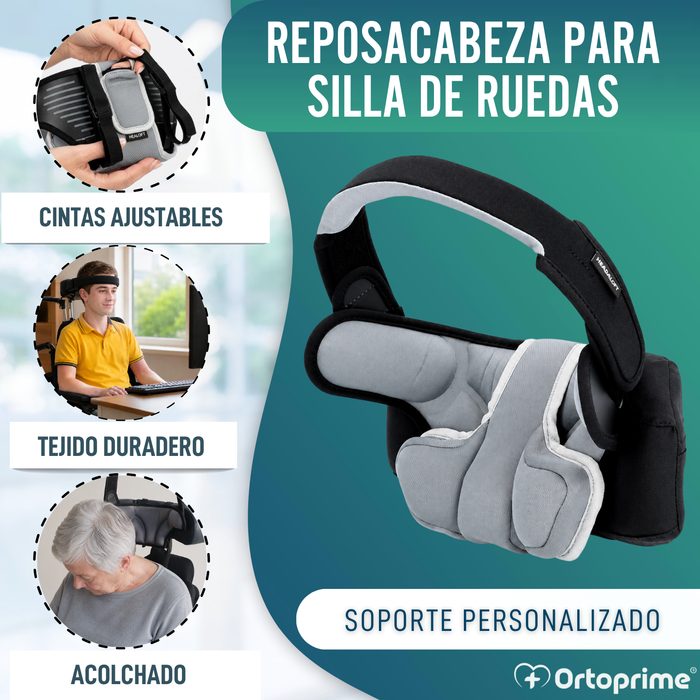 Reposacabezas para Silla de Ruedas Ajustable | Dos Modelos