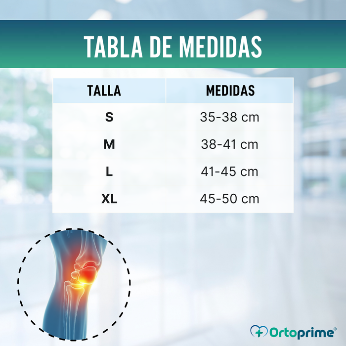 Rodillera para Artritis y Artrosis | Protector rodilla 4 Tallas