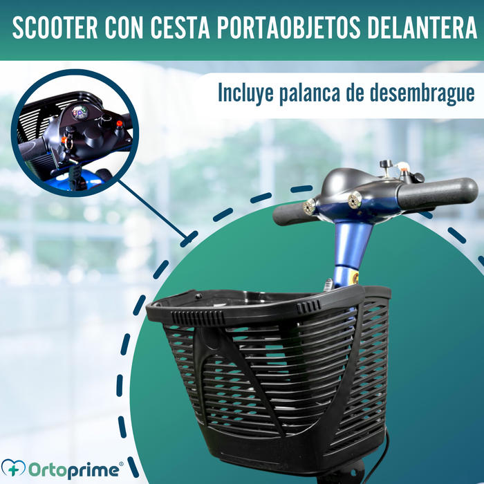 Scooter para Movilidad Reducida Desmontable | 4 Ruedas