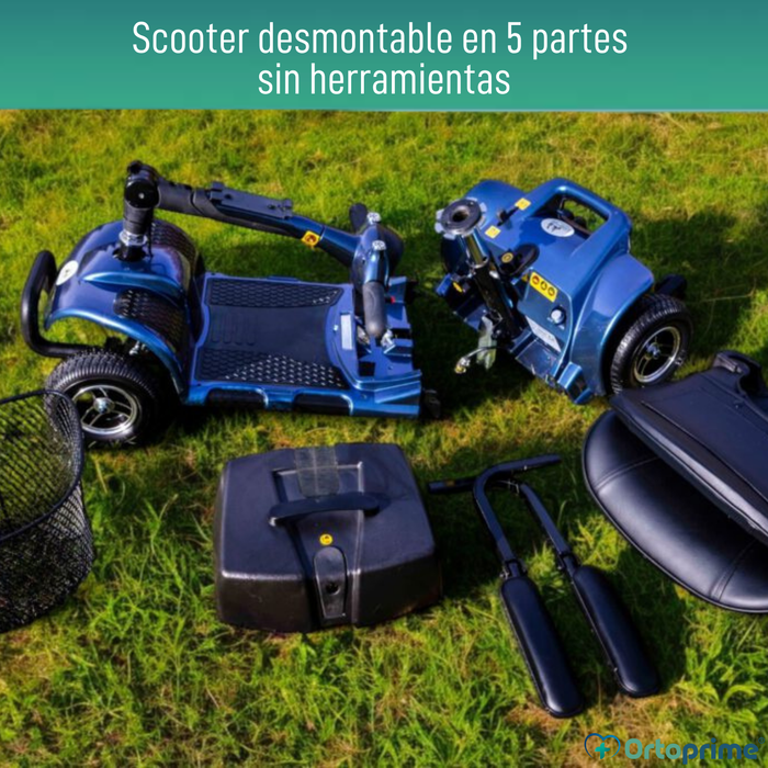 Scooter para Movilidad Reducida Desmontable | 4 Ruedas