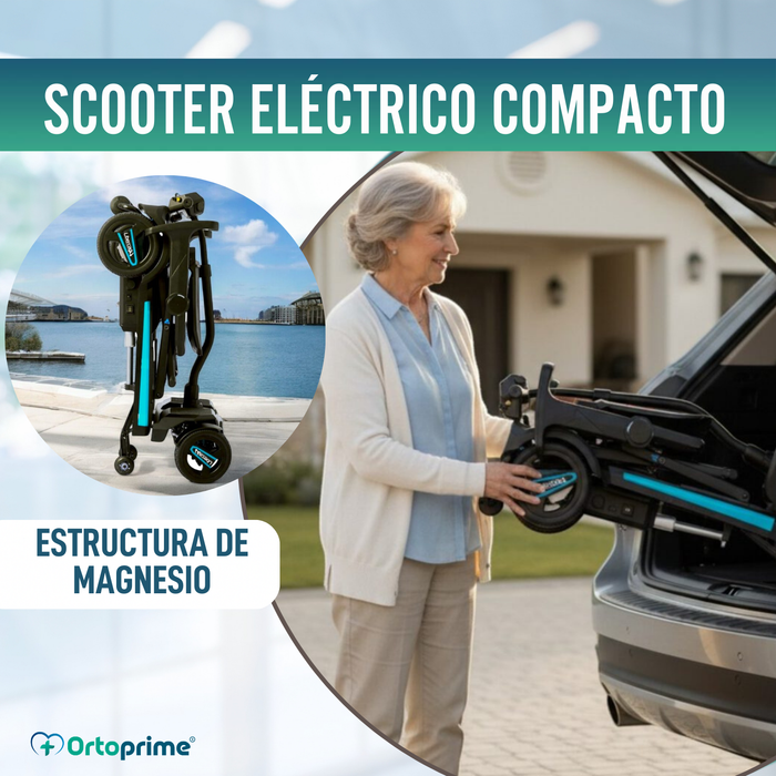 Scooter Eléctrico Compacto Transportable | Plegado Eléctrico