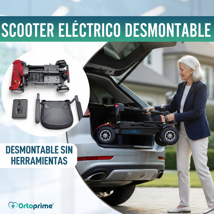 Scooter Eléctrico Ligero y Plegable | Estructura de Aluminio
