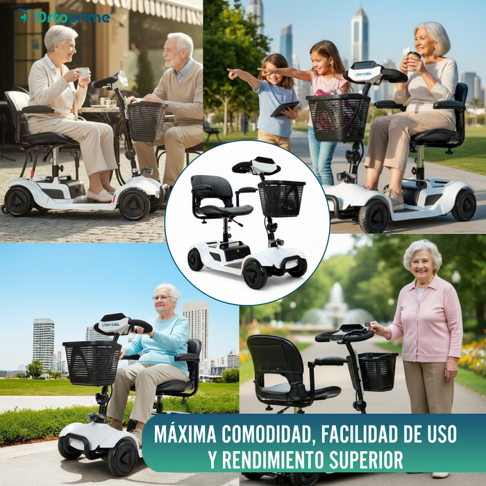 Scooter Eléctrico Inteligente con Tecnología NFC | 4 Ruedas