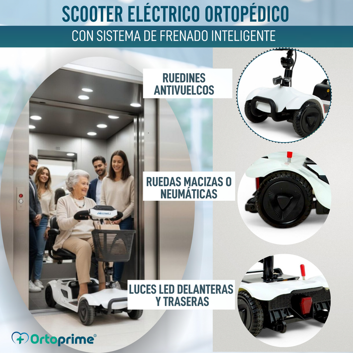Scooter Eléctrico Inteligente con Tecnología NFC | 4 Ruedas