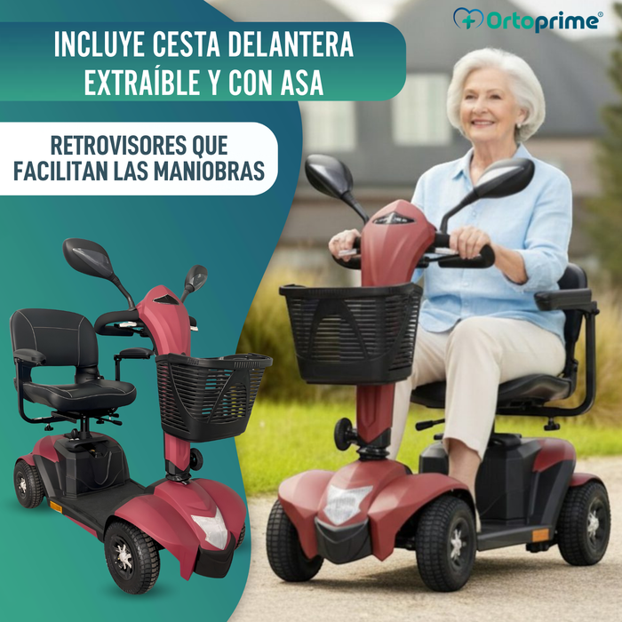 Scooter Eléctrico de Última Generación | Ruedas Grandes 24cm
