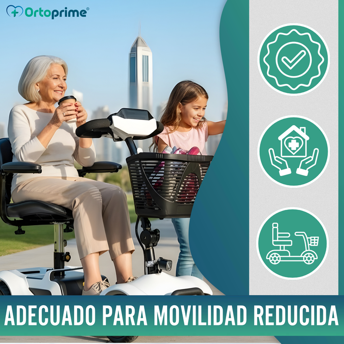 Scooter Eléctrico Inteligente con Tecnología NFC | 4 Ruedas