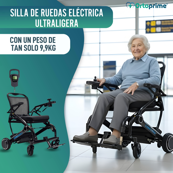 Silla de Ruedas Eléctrica Ultracompacta | Fibra de Carbono