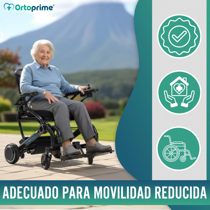 Silla de Ruedas Eléctrica Ultracompacta | Fibra de Carbono