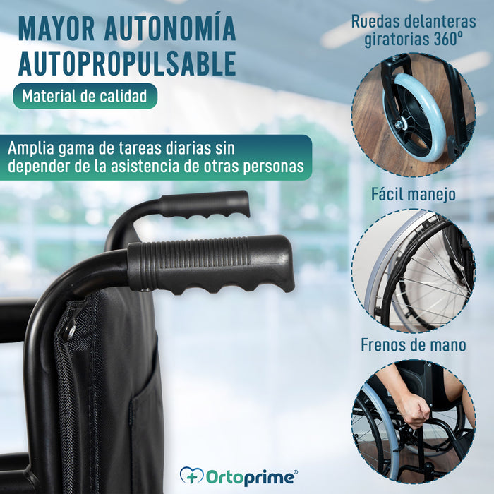 ALQUILER MENSUAL Silla de Ruedas Plegable Ortopédica