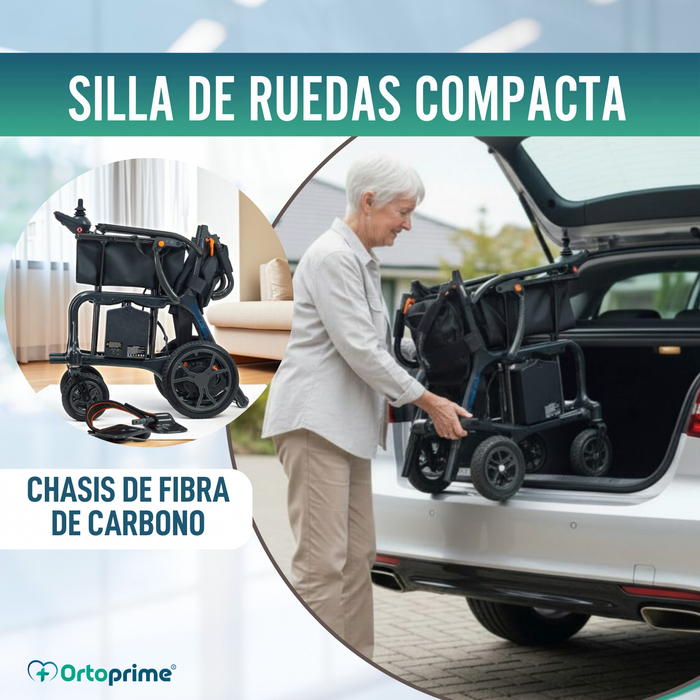 Silla de Ruedas Eléctrica Ultraligera con Motores Brushless