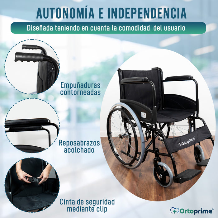 ALQUILER MENSUAL Silla de Ruedas Plegable Ortopédica