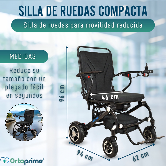 Silla de Ruedas Eléctrica de Alto Rendimiento Transportable