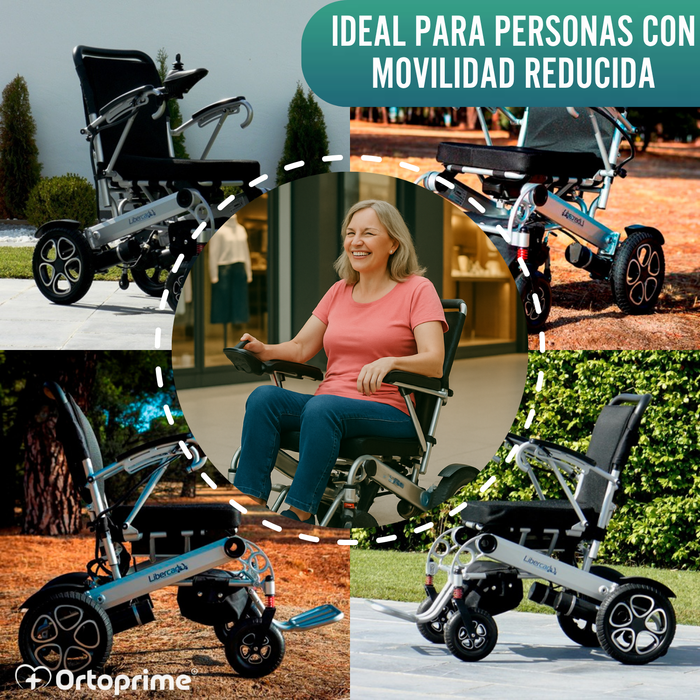 Silla de Ruedas Eléctrica Ultra-Ligera con Batería de Litio