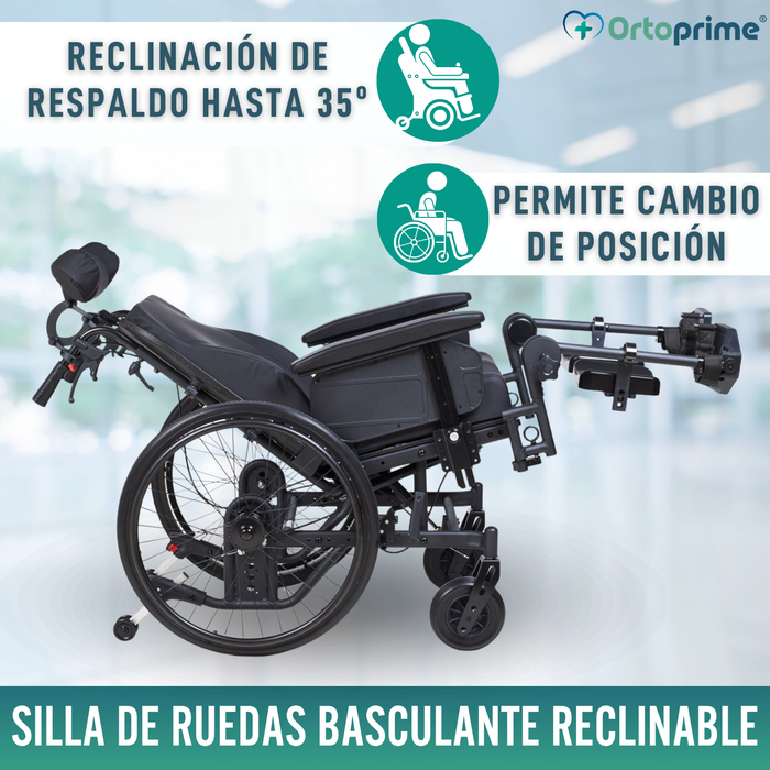 Silla de Ruedas de Posicionamiento Basculante | Anti Úlceras