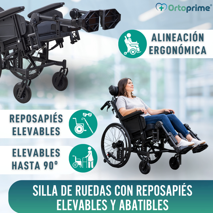 Silla de Ruedas de Posicionamiento Basculante | Anti Úlceras