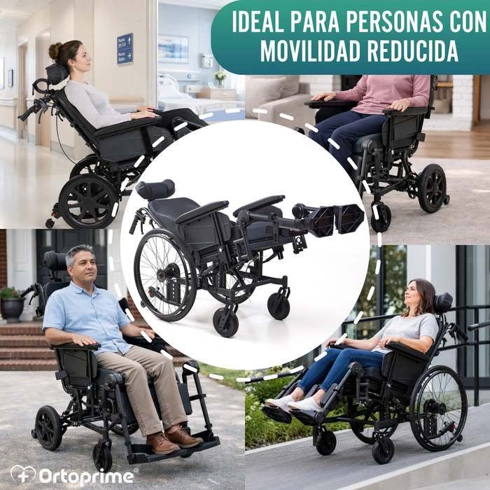 Silla de Ruedas de Posicionamiento Basculante | Anti Úlceras