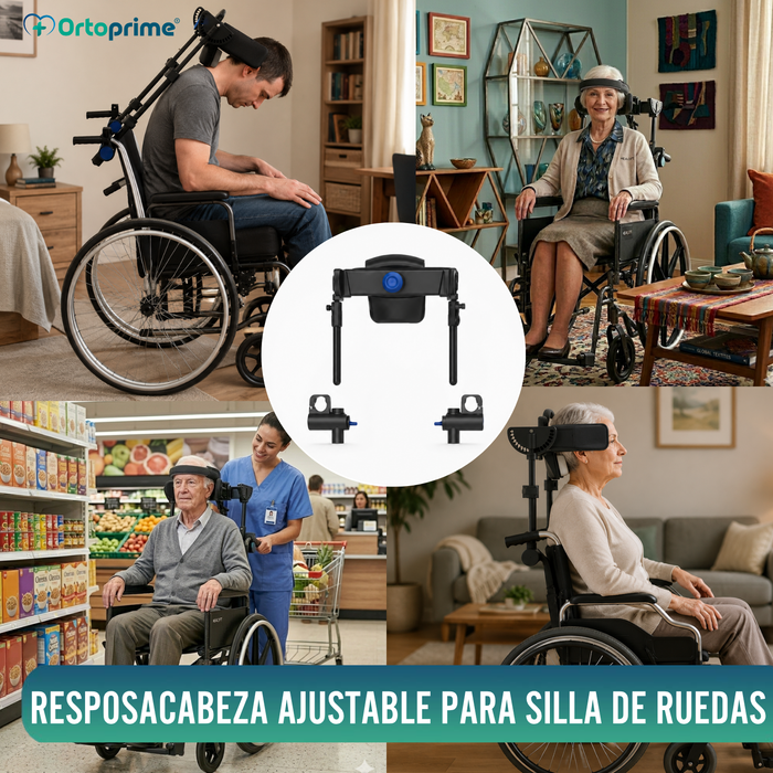 Reposacabezas para Silla de Ruedas Ajustable | Dos Modelos