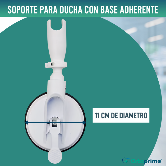 Soporte de Ducha con Ventosa y Palanca | Portaducha Universal