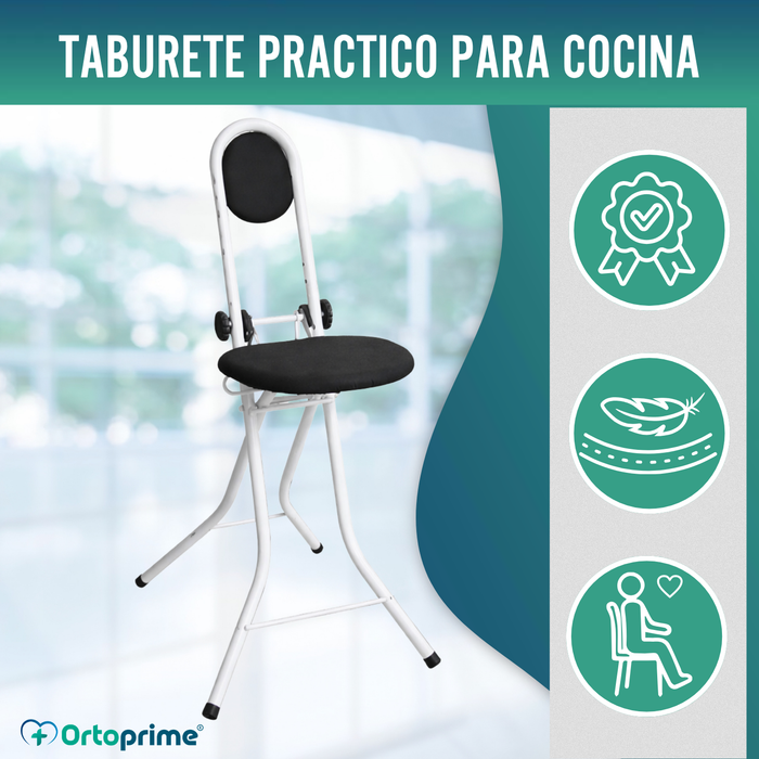 Silla de Apoyo con Respaldo |  Regulable en Altura