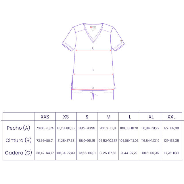 tallas-chaqueta-enfermero-ortoprime