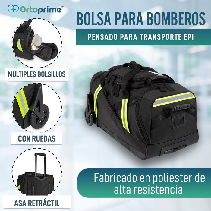 Bolsa Trolley Profesional de Bombero con Ruedas EPI