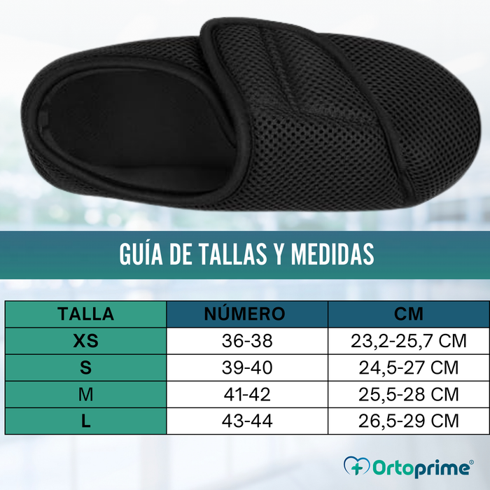Zapatillas Ortopédicas Mujer y Hombre Pies Hinchados Transpirable