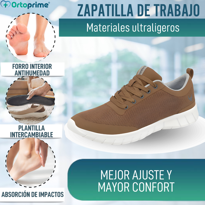 Zapatilla Antideslizante Confort con Soporte de Arco | Unisex
