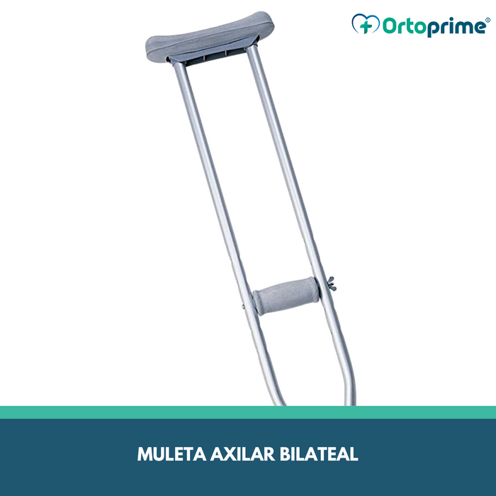 Muleta Axilar con Doble Regulación | Cómoda y Segura
