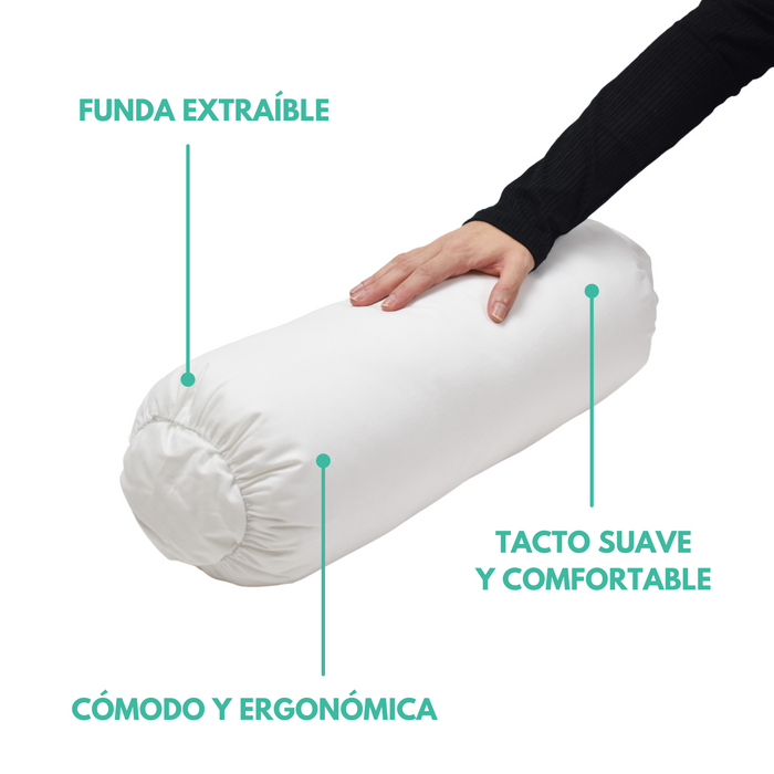 Almohada Cervical Cilíndrica | Alivio y Bienestar