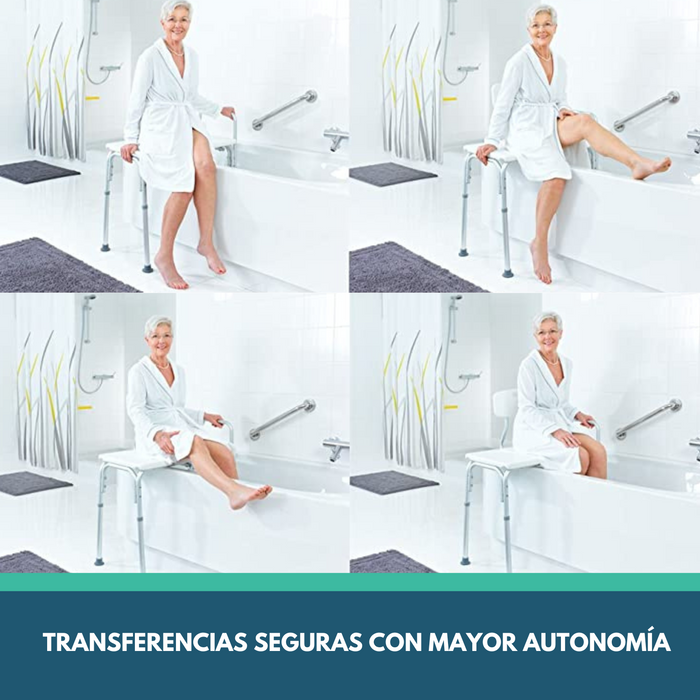 Silla de Bañera Ortopédica para Transferencia | Banco ducha Asiento Universal