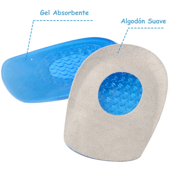 Plantilla con Almohadilla de Gel para Talón