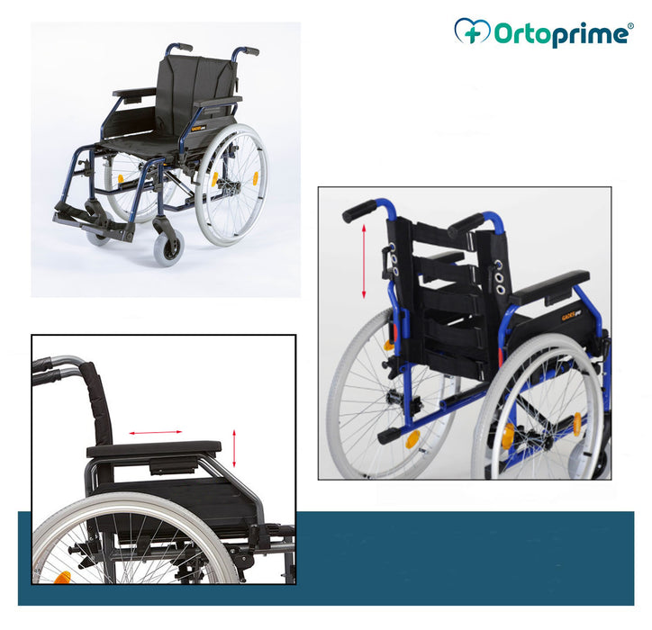 Silla de Ruedas Aluminio | Ruedas 300 - 600 mm