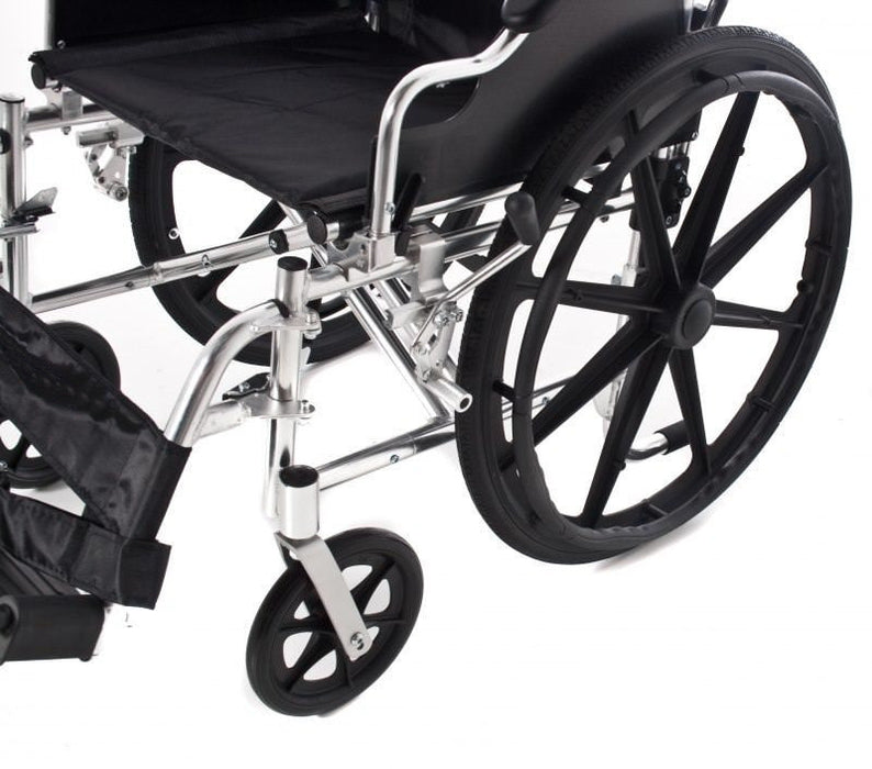 Silla de Ruedas Aluminio Cromado | Safe-Chair 46